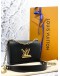 (LIKE NEW) LOUIS VUITTON TWIST PM FLAP SHOULDER BAG IN GOLD HARDWARE WITH BLACK EPI LEATHER -FULL SET-