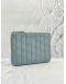 (LIKE NEW) COACH POUCH 28 PILLOW IN BABY BLUE CALFSKIN LEATHER