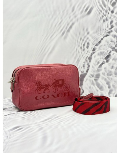 COACH JESS CROSSBODY BAG IN PINK PEBBLED LEATHER