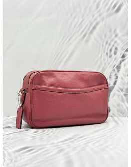 COACH JESS CROSSBODY BAG IN PINK PEBBLED LEATHER COACH JESS CROSSBODY BAG IN PINK PEBBLED LEATHER