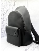 (LIKE NEW) LOUIS VUITTON TAKE OFF IN BLACK GRAINED CALF LEATHER 