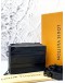 MICROCHIP LOUIS VUITTON M59163 HANDLE SOFT TRUNK CROSSBODY BAG IN BLACK TAURILLON MONOGRAM CALFSKIN LEATHER -FULL SET-