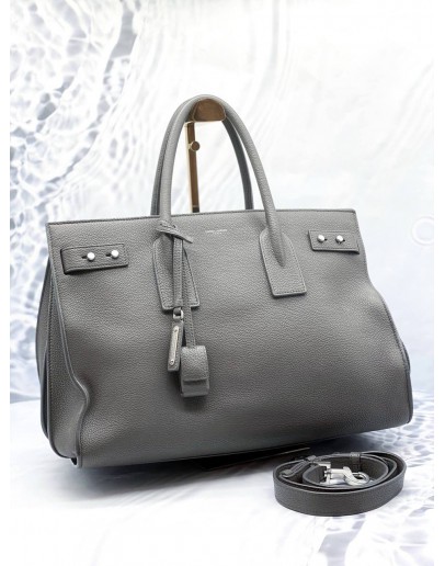 YSL SAINT LAURENT SAC DE JOUR LARGE IN GRAINED CALFSKIN LEATHER