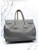 YSL SAINT LAURENT SAC DE JOUR LARGE IN GRAINED CALFSKIN LEATHER
