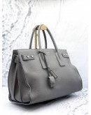 YSL SAINT LAURENT SAC DE JOUR LARGE IN GRAINED CALFSKIN LEATHER