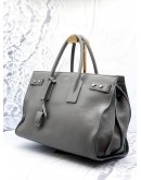 YSL SAINT LAURENT SAC DE JOUR LARGE IN GRAINED CALFSKIN LEATHER