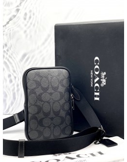 (LIKE NEW) COACH ADEN CROSSBODY BAG IN SIGNATURE CANVAS - FULL SET