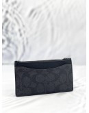 COACH ZIP CARD CASE IN SIGNATURE CANVAS 