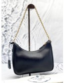 (LIKE NEW) PRADA RE-EDITION 2005 SAFFIANO LEATHER BAG IN BLACK - FULL SET-
