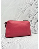BRAUN BUFFEL POUCH AND CROSSBODY BAG IN PINK PEBBLED LEATHER