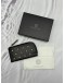 (UNUSED) VERSACE MEDUSA STUDDED CARD CASE IN BLACK CALFSKIN LEATHER -FULL SET-