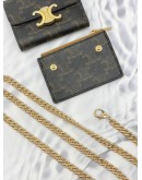 (LIKE NEW) CELINE TRIOMPHE CANVAS TEEN TRIOMPHE BAG -FULL SET-