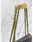 CHANEL CLASSIC DOUBLE FLAP WITH GOLD HARDWARE BAG