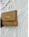 (SALE) FURLA TRI-FOLD WALLET IN BROWN PEBBLED LEATHER -FULL SET-