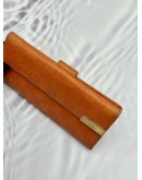(SALE) GUCCI CONTINENTAL WALLET IN ORANGE GUCCISSIMA CALFSKIN LEATHER