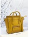 (LIKE NEW) CELINE LUGGAGE NANO TOTE BAG IN SILVER HARDWARE 