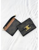 (LIKE NEW) CELINE TRIOMPHE CANVAS TEEN TRIOMPHE BAG -FULL SET-