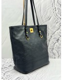 (UNUSED) LOUIS VUITTON CITADINE PM SHOULDER BAG IN DEEP BLUE MONOGRAM EMPREINTE LEATHER