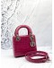 CHRISTIAN DIOR SMALL LADY DIOR MY ABCDIOR BAG IN PINK PHYTON LEATHER 