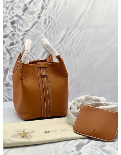 (BRAND NEW) LORO PIANA SMALL BALE BAG L0C2 SMOOTH CALF LEATHER 