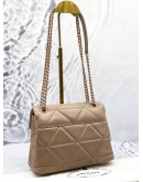 PRADA DIAGRAMME QUILTED CHAIN SHOULDER BAG