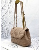 PRADA DIAGRAMME QUILTED CHAIN SHOULDER BAG