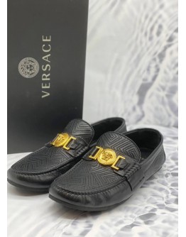 (LIKE NEW) VERSACE MEDUSA BAROCCO LOAFERS SIZE 40 - FULL SET-