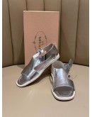 (PRE OWNED) PRADA SILVER SANDAL 