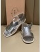 (PRE OWNED) PRADA SILVER SANDAL 