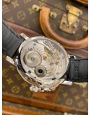 (LIKE NEW) 2015 MAURICE LACROIX MASTERPIECE MOONPHASE REF MP7078-SS001-120 WHITE DIAL 43.5MM MANUAL WINDING WATCH -FULL SET-
