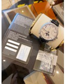 (LIKE NEW) 2015 MAURICE LACROIX MASTERPIECE MOONPHASE REF MP7078-SS001-120 WHITE DIAL 43.5MM MANUAL WINDING WATCH -FULL SET-
