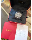 (LIKE NEW) 2019 CARTIER CALIBRE DE CARTIER DIVER REF 3729 BLACK DIAL 42MM AUTOMATIC WATCH -FULL SET-