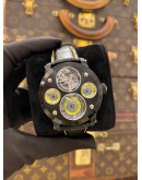 (BRAND NEW) 2024 YEAR MEMORIGIN THE ORIGINAL TIME MACHINE MOTO TOURBILON REFMO0147 43MM AUTOMATIC WATCH -FULL SET-