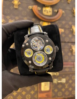 (BRAND NEW) 2024 YEAR MEMORIGIN THE ORIGINAL TIME MACHINE MOTO TOURBILON REFMO0147 43MM AUTOMATIC WATCH -FULL SET-