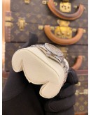 (LIKE NEW) ROLEX OYSTER PERPETUAL LADY DATEJUST REF69174 DIAMOND BEZEL WHITE CHAMPAGNE COMPUTER DIAMONDS DIAL 26MM AUTOMATIC WATCH 
