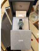 (UNUSED) 2022 ORIS AQUIS DATE 7766 REF 01 733 7766 4157 GREEN DIAL 41.5MM AUTOMATIC WATCH -FULL SET-