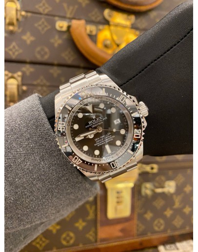 2012 ROLEX OYSTER PERPETUAL DATE SEA-DWELLER DEEPSEA 44MM BLACK DIAL AUTOMATIC WATCH