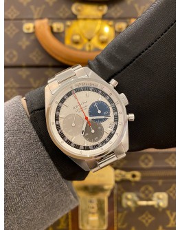 (UNUSED) 2022 ZENITH EL PRIMERO CHRONOMASTER REF 03.3200.3600/69.M3200 TRICOLOR DIAL 38MM AUTOMATIC WATCH -FULL SET-