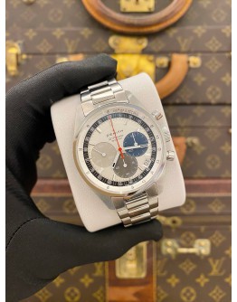 (UNUSED) 2022 ZENITH EL PRIMERO CHRONOMASTER REF 03.3200.3600/69.M3200 TRICOLOR DIAL 38MM AUTOMATIC WATCH -FULL SET-