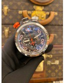 2016 BOMBERG BOLT 68 CHRONOGRAPH REF BS45CHSP.011.3 GREY DIAL 45MM QUARTZ WATCH 