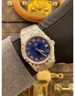 (UNUSED) 2025 TUDOR ROYAL REF 28400 BLUE ROMAN NUMERAL DIAL 34MM AUTOMATIC WATCH -FULL SET-