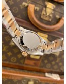 (LIKE NEW) 2012 ROLEX LADY DATEJUST REF 179161 HALF 18K 750 ROSE GOLD BROWN DIAMOND DIAL 26MM AUTOMATIC WATCH -FULL SET-