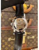 (LIKE NEW) 2005 GIRARD-PERREGAUX FERRARI CHRONOGRAPH LIMITED EDITION TO 2000 PIECES REF 8028 WHITE DIAL 40MM AUTOMATIC WATCH -FULL SET-