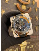 (UNUSED) 2024 OMEGA SEAMASTER PLANET OCEAN CHRONOGRAPH 600M MASTER CO-AXIAL 9900 REF 215.32.46.51.01.001 BLACK DIAL 45.5MM AUTOMATIC WATCH -FULL SET-