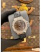 (LIKE NEW) 2014 TAG HEUER FORMULA 1 LADY REF WAC1217 DIAMOND BEZEL BROWN MOTHER OF PEARL DIAL 37MM QUARTZ WATCH -FULL SET-