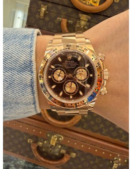 (UNUSED) 2021 ROLEX DAYTONA 18K 750 ROSE GOLD REF 116505 40MM AUTOMATIC WATCH