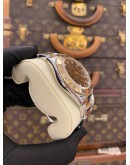 2005 ROLEX DAYTONA COSMOGRAPH HALF 18K 750 YELLOW GOLD REF 116523 BLACK DIAL 40MM AUTOMATIC