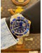 (LIKE NEW) 2011 ROLEX SUBMARINER DATE HALF 18K 750 YELLOW GOLD REF 16613 BLUE DIAL 40MM AUTOMATIC WATCH
