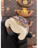 (LIKE NEW) 2011 ROLEX SUBMARINER DATE HALF 18K 750 YELLOW GOLD REF 16613 BLUE DIAL 40MM AUTOMATIC WATCH