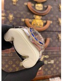 (LIKE NEW) 2011 ROLEX SUBMARINER DATE HALF 18K 750 YELLOW GOLD REF 16613 BLUE DIAL 40MM AUTOMATIC WATCH